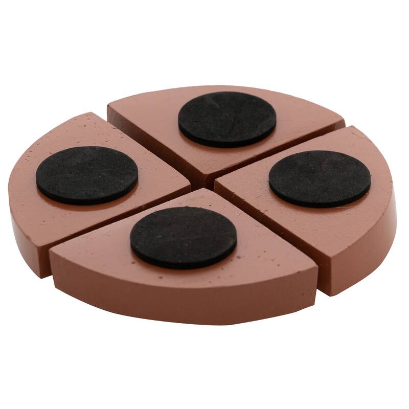 Pottery Pots Indoor Outdoor Pot Feet Holders, 3.94 Inch Diameter On