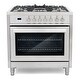 preview thumbnail 1 of 13, Cosmo 36 in. 3.8 cu. ft. Single Oven Dual Fuel Range with 8 Function Convection Oven in Stainless Steel
