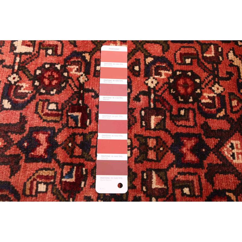 ECARPETGALLERY Hand-knotted Andelz Dark Copper Wool Rug - 3'7 x 9'11