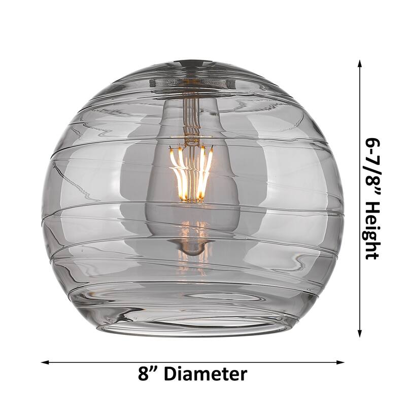 Innovations Lighting 434-1S-8-8 Crown Point Pendant Crown Point 8"