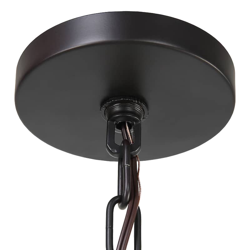 Uttermost Youngstown Dark Bronze 4 Light Pendant - 15H x 20 Dia in.