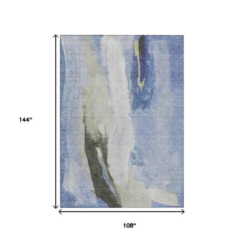 HomeRoots Abstract Transitional Rectangle Outdoor Rug