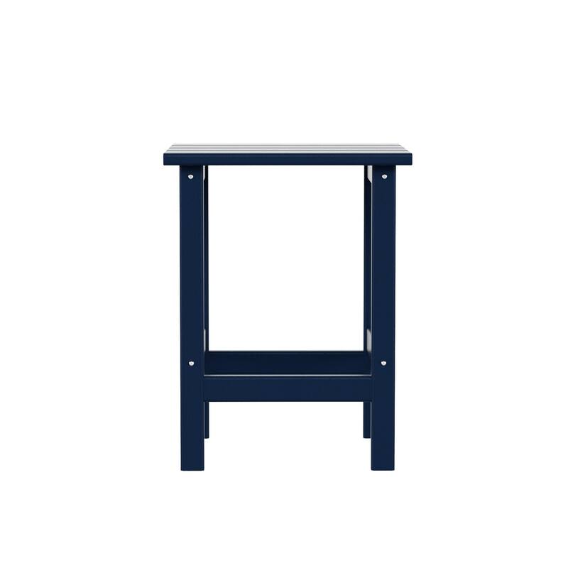 Laguna HDPE Eco-Friendly Outdoor Square Patio Side Table
