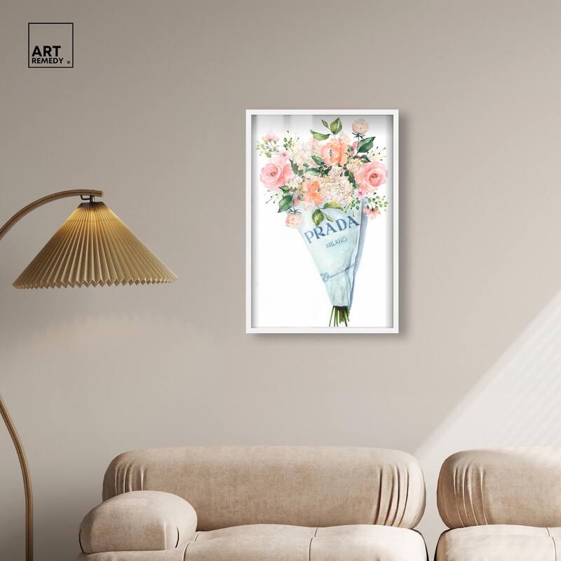 A World of Flowers Shadowbox by Art Remedy