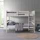 preview thumbnail 1 of 22, Clayfell Exeter Twin Over Twin Solid Wood Standard Bunk Bed White - Twin