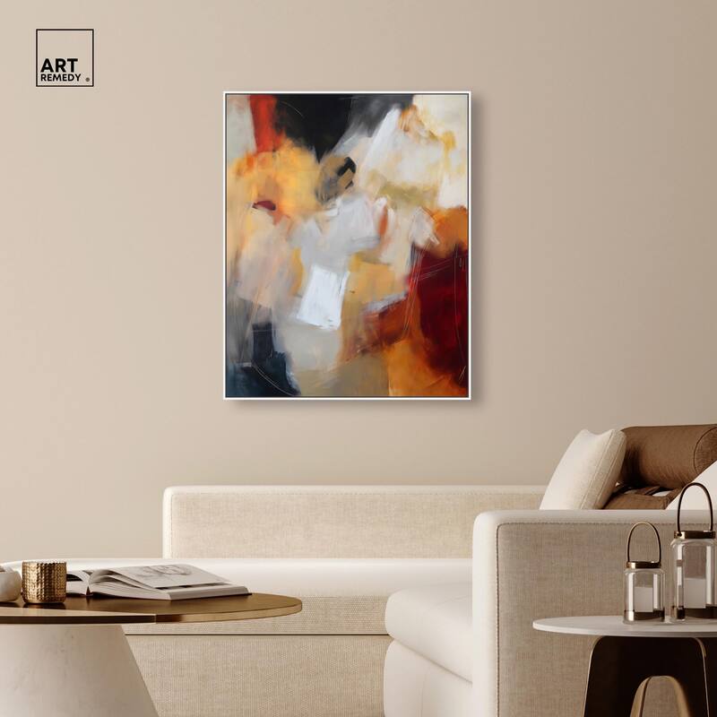 Earth and Fire III Canvas by Art Remedy
