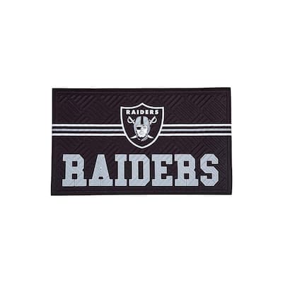 28 in. x 16 in. Embossed Mat, Cross Hatch, Las Vegas Raiders