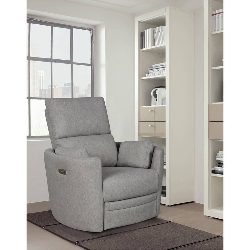 Compass Upholstered Power Swivel Glider