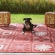 preview thumbnail 6 of 4, Reyn Spooner Kona Coast Oahu Indoor Outdoor Area Rug Red Sand Polypropylene