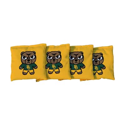 Baylor University Bears Tokyodachi Yellow Cornhole Bags