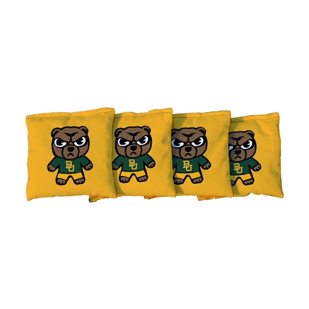 Baylor University Bears Tokyodachi Yellow Cornhole Bags