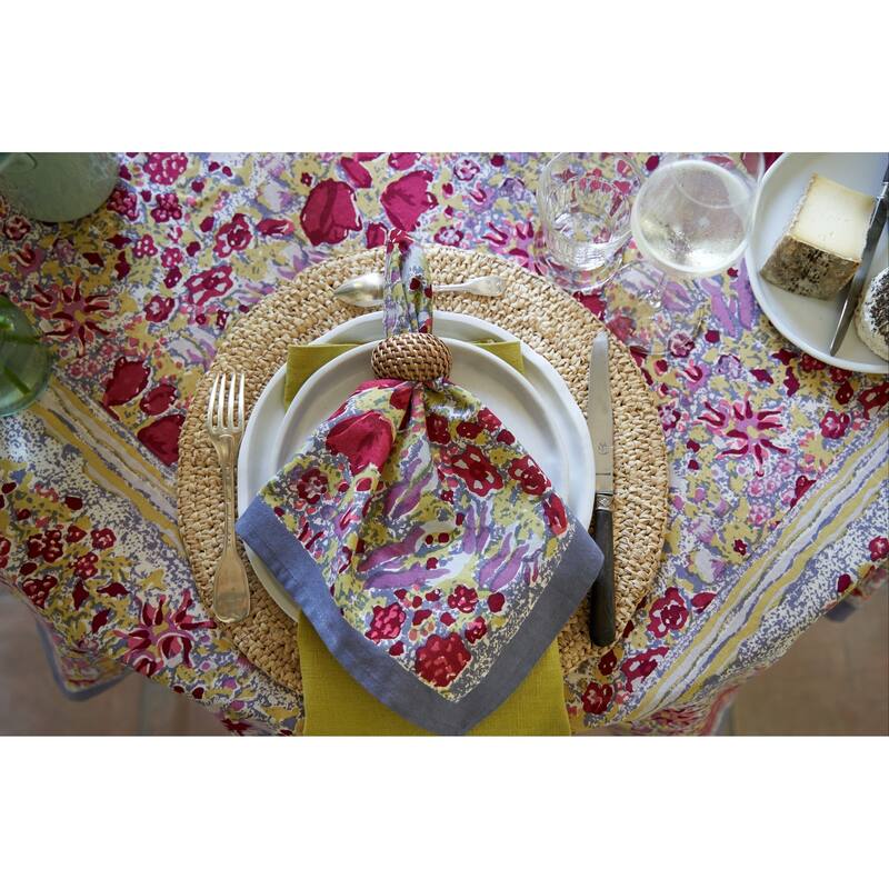 Caravan Eclipse Napkin Ring - Set of 4 - Natural - 2.5 x 2.5