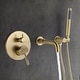 preview thumbnail 2 of 41, Solid Brass 2 Handle Wall Mounted Roman Tub Faucet With Handheld Shower