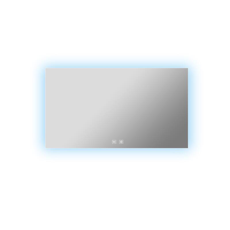 Vellum LED Bathroom Vanity Mirror - N/A - 60 in W x 36 in H