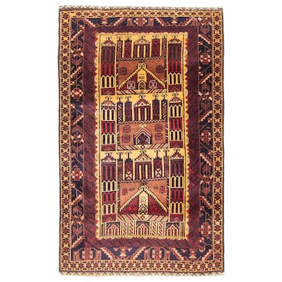 Teimani Orange Rug 2'10" x 4'7" - 2'10 x 4'7