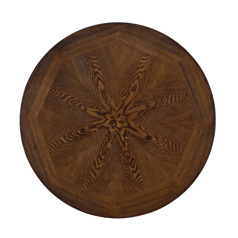 Linon Franklin Industrial Round Coffee Table