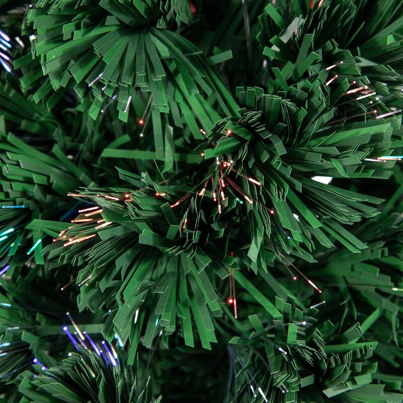 2' Pre-Lit Medium Color Changing Fiber Optic Artificial Christmas Tree