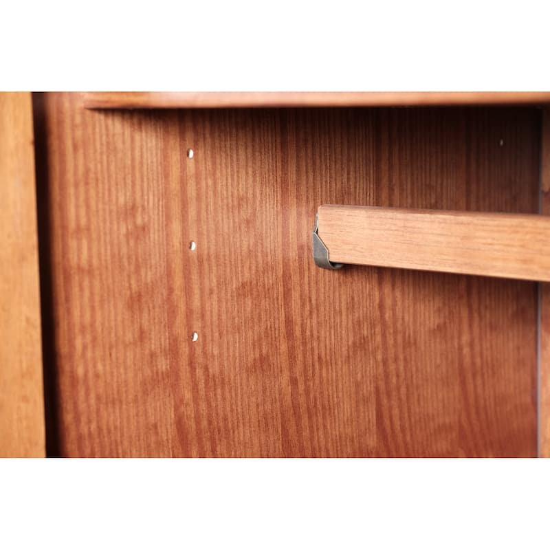 100% Solid Wood Kyle 4-Door Wardrobe Armoire by Palace Imports