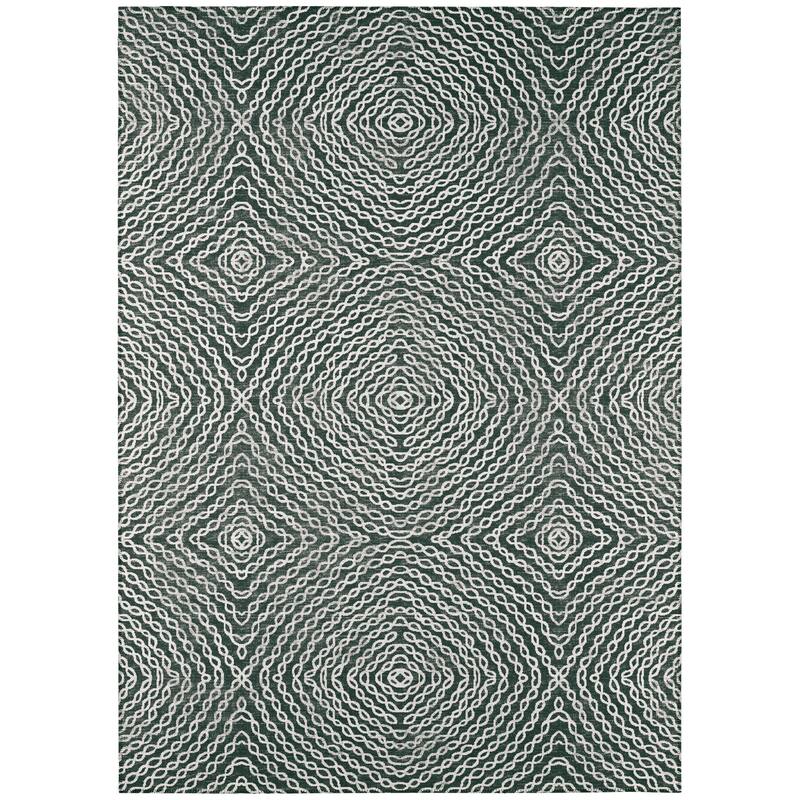 Indoor/ Outdoor Addison Bravado Link Washable Area Rug