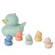 preview thumbnail 1 of 2, Saro Duck Family Bath Toys - Mint Mint