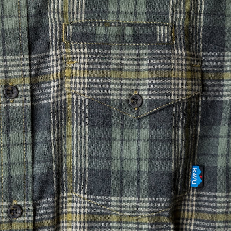 KAVU Men's Lorenzo Long-Sleeve Flannel Shirt