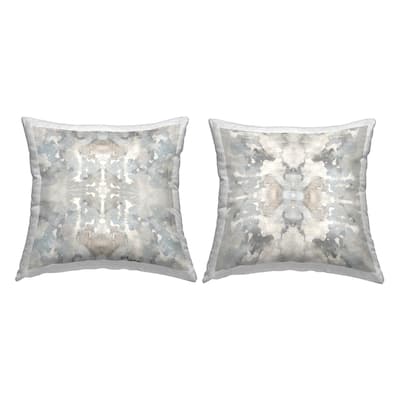 Stupell Soft Abstract Pattern Printed Outdoor Throw Pillow Design by Ellie Roberts (Set of 2)