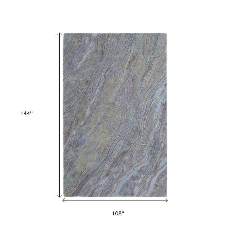 HomeRoots Abstract Bohemian Rectangle Area Rug