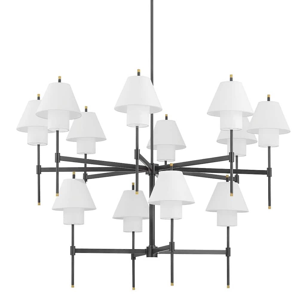 Hudson Valley Glenmoore 12 Light Chandelier