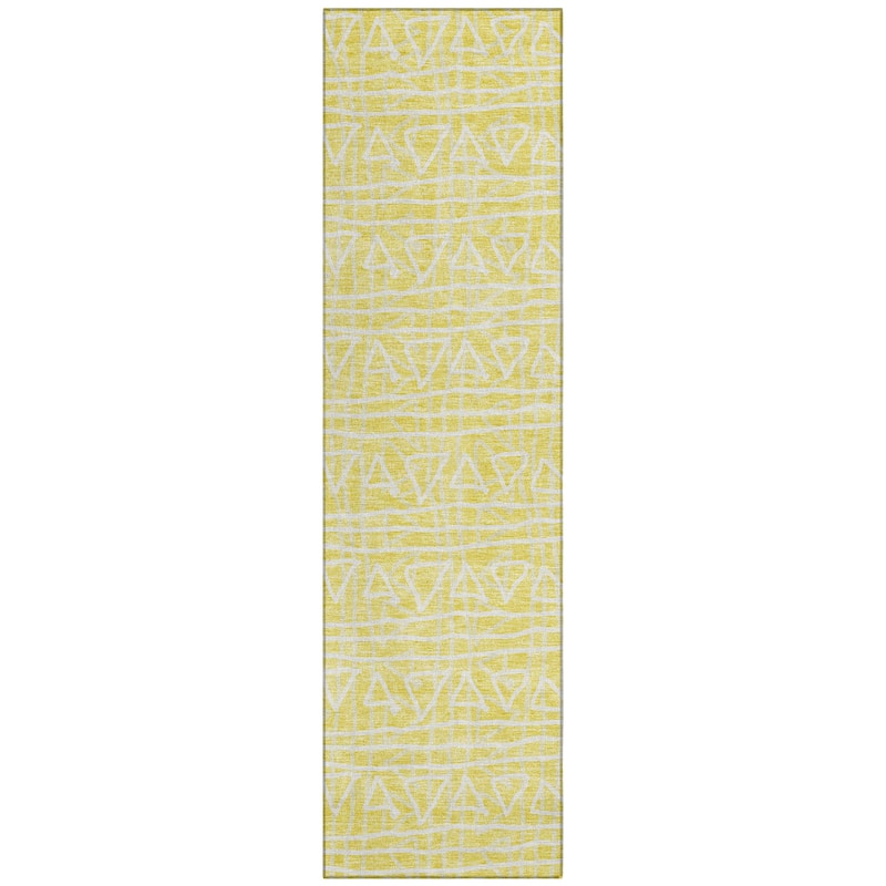 Machine Washable Indoor/ Outdoor Chantille Boho Morrocan Rug