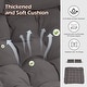 preview thumbnail 6 of 6, EROMMY Hanging Egg Chair with Stand, Foldable Indoor/Outdoor Swing Chair includes Cushion and Pillow, Patio Wicker Swing