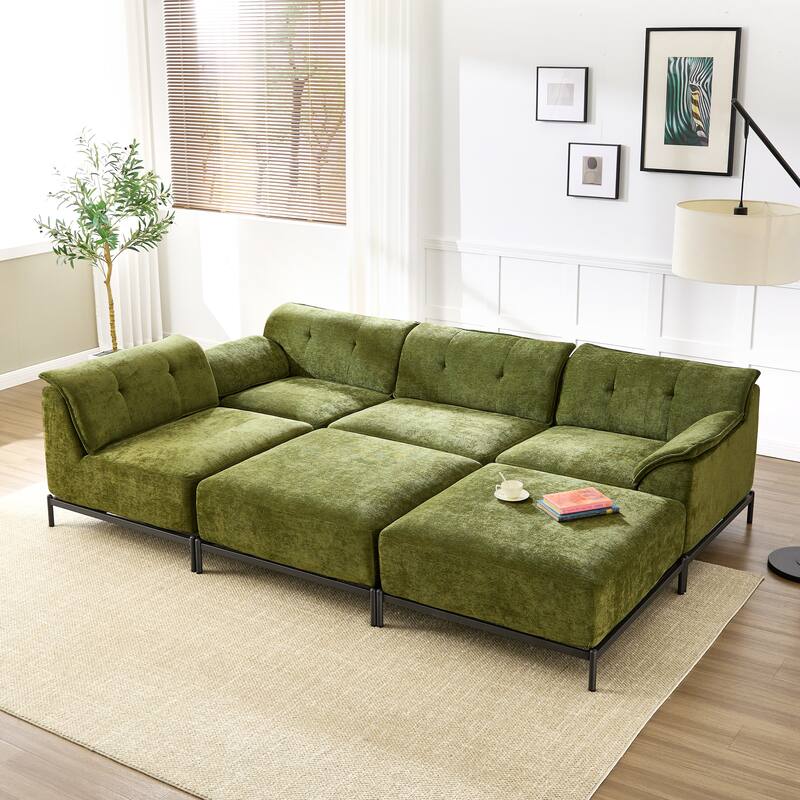Upholstered Modular Sectional Sofa