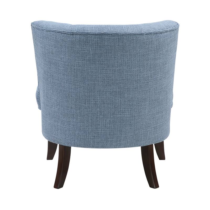 Astor 26" Textured Accent Chair - Button-tufted Chair Back