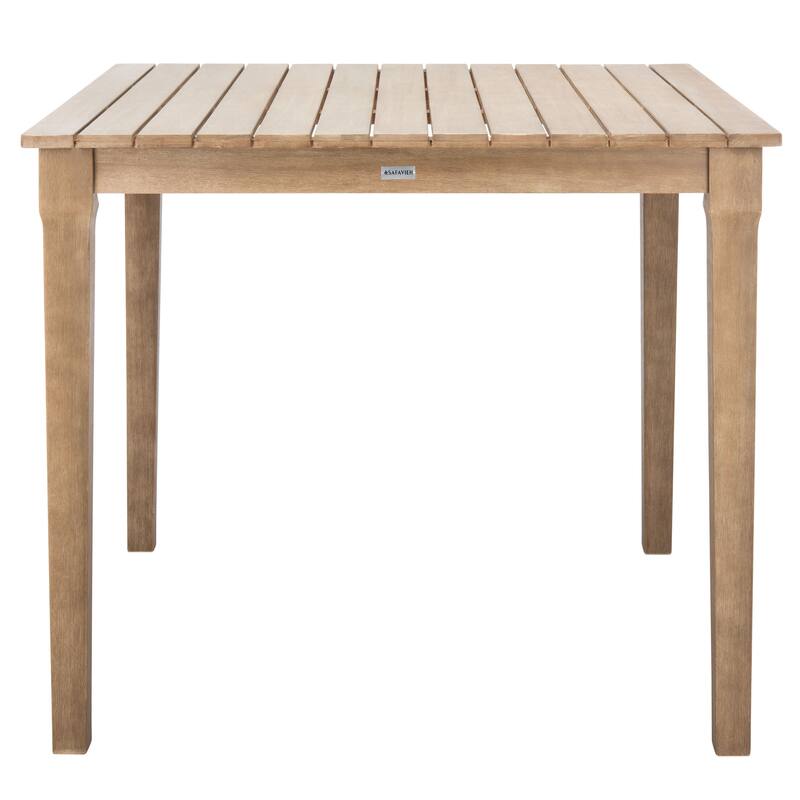 SAFAVIEH Couture Mozelle Patio Bar Table. - 44" x 44" x 38.6" - 44Wx44Dx39H