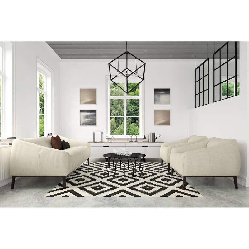 Vertical 4 Light Pendant - Matte Black + Brushed Nickel