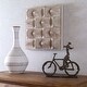 preview thumbnail 1 of 6, 3D Scooped Wooden Wall Decoration - 20.25"