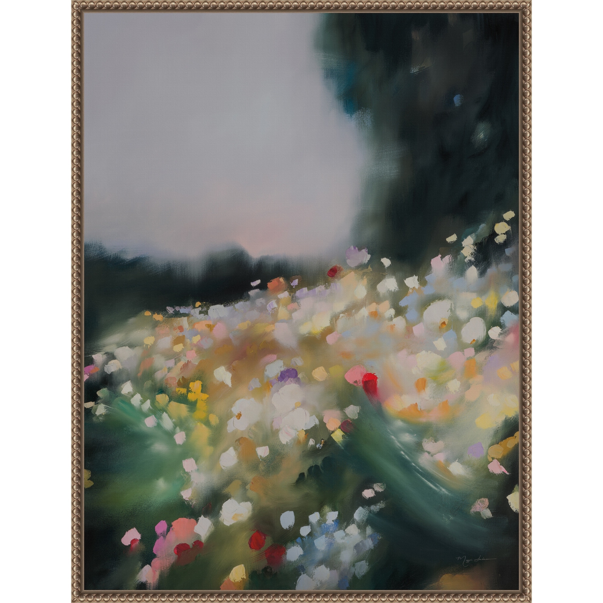 Wild Garden by Maggie Sackmann Framed Canvas Wall Art Print