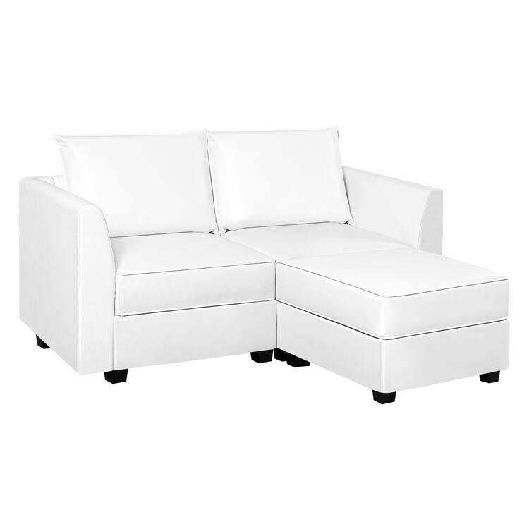 Modern L-Shaped DIY Convertible Modular Sectional Sofa Collection