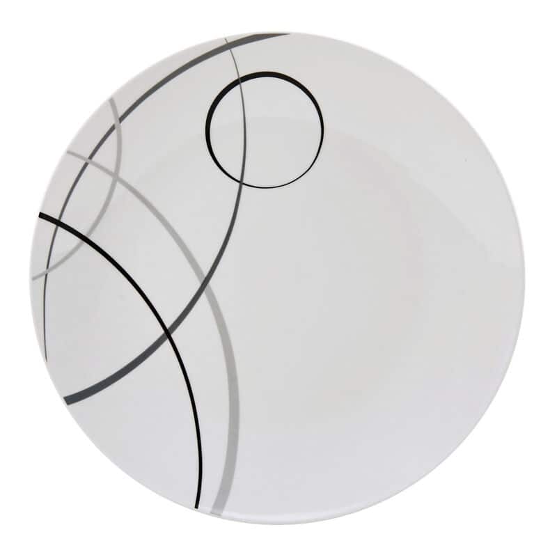 Studio Nova Circles 18-Piece Dinnerware Set, Service for 4
