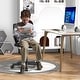 preview thumbnail 37 of 41, Height-adjustable Ergonomic Kids Desk Chair with Universal Casters-Blue