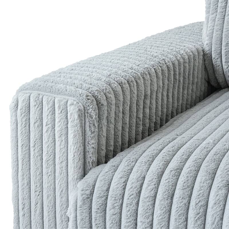 78.74" Modular Sectional Couches, Plush Deep Seat Sleeper Sofa with Removable Covers