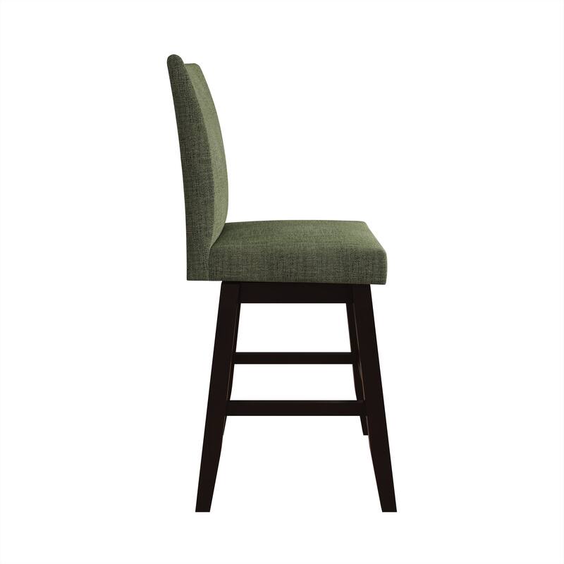 CraftPorch Minimalist Swivel Counter Chairs with Round Table