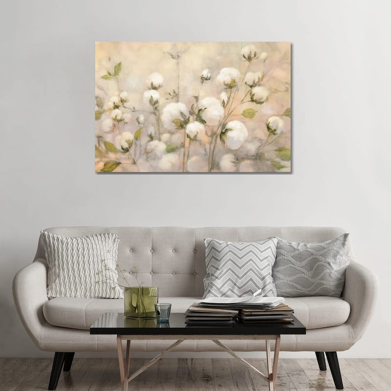 iCanvas "Cotton Field" by Julia Purinton Canvas Print - 32x48x1.5