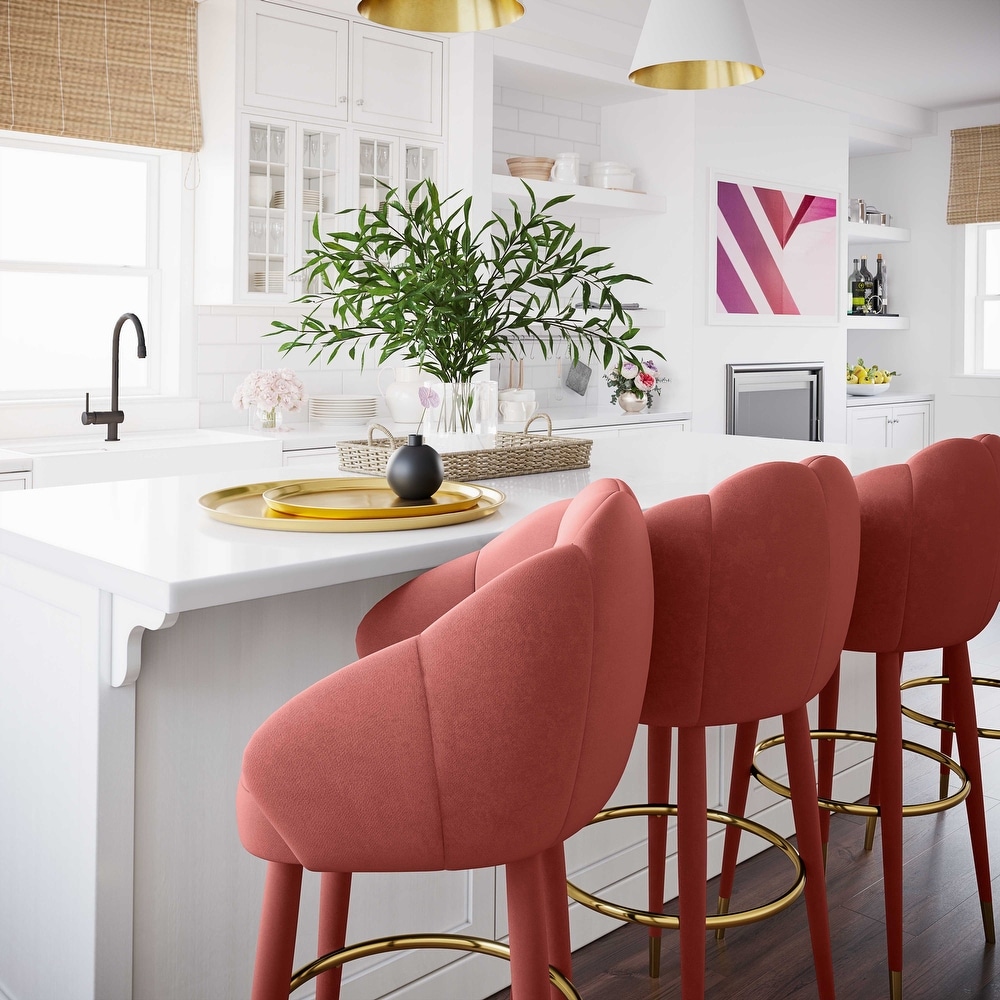 Blush pink bar 2025 stools