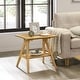 preview thumbnail 8 of 38, Roundhill Furniture Arona Mid-Century Modern Wood 3-Piece Coffee Table Set