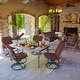 preview thumbnail 6 of 6, Arden Selections Ashland Jacobean Outdoor Deep Seat Cushion Set - 24 W x 24 D in.