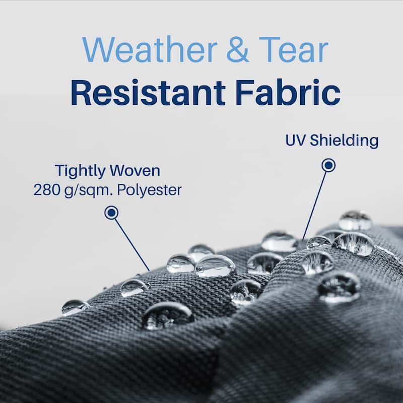 ALEKO Fabric Replacement for Retractable Awning 10 x 8 ft Grey