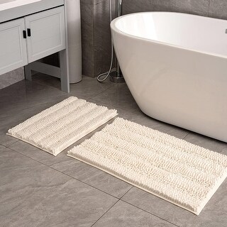 Bathroom Rug Sets 2 Piece,24-16,32-20, Cream - Bed Bath & Beyond - 39906475