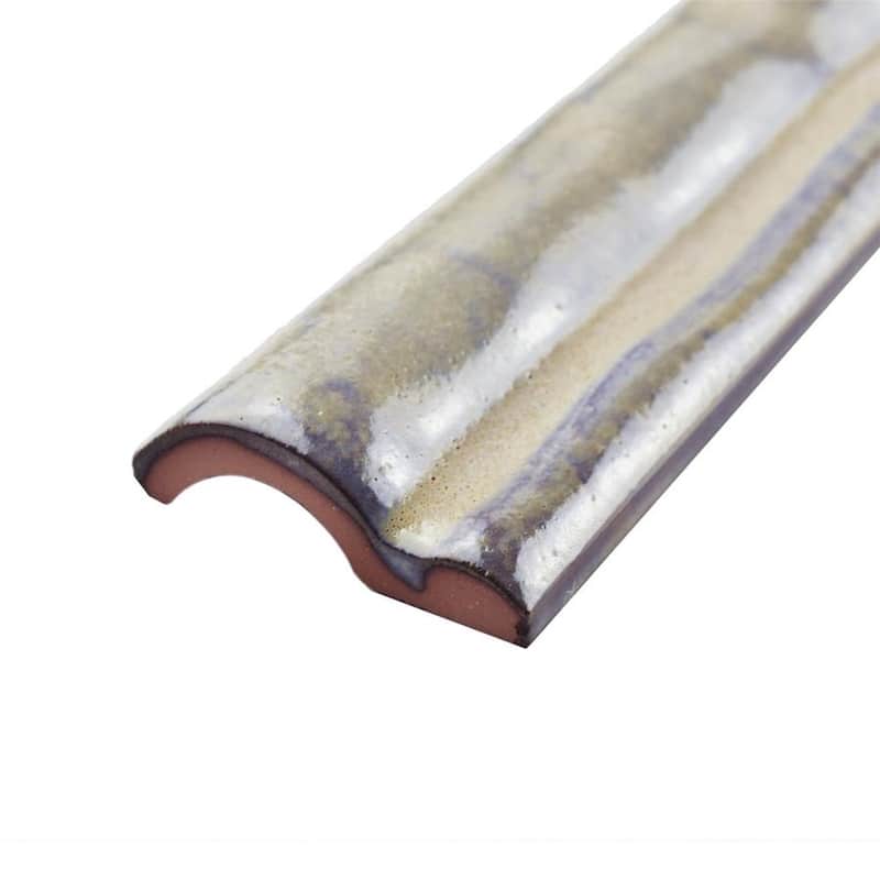Merola Tile Antic Special Moldura Pergamon 2" x 6" Ceramic Wall Trim - (1 Tile)
