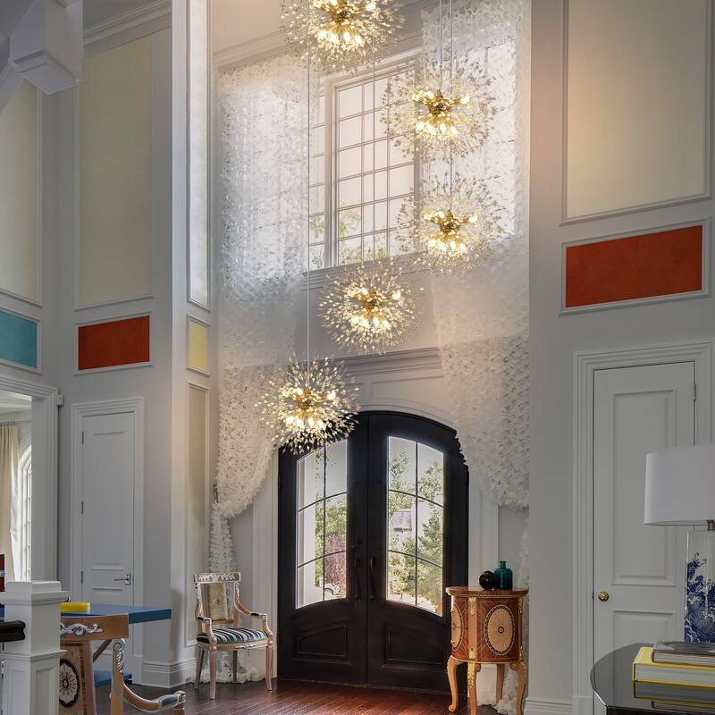 24/40-Lights Modern Glam Globe Crystal Chandelier