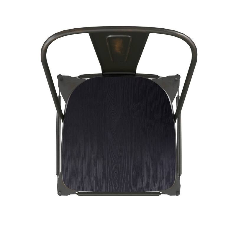 All-Weather Counter Height Stool with Poly Resin Seat